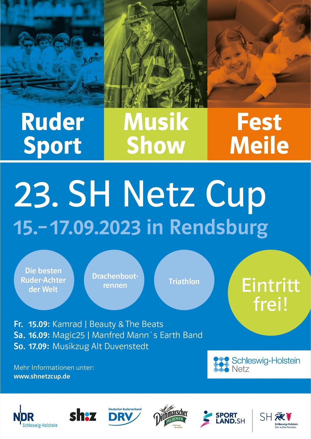 SH Netz Cup 2023 Programm und Flyer